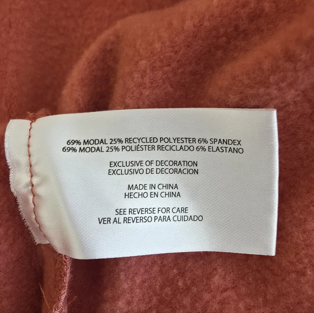 NWOT Orvis Rust Orange V-Neck Pullover Sweater, Large
